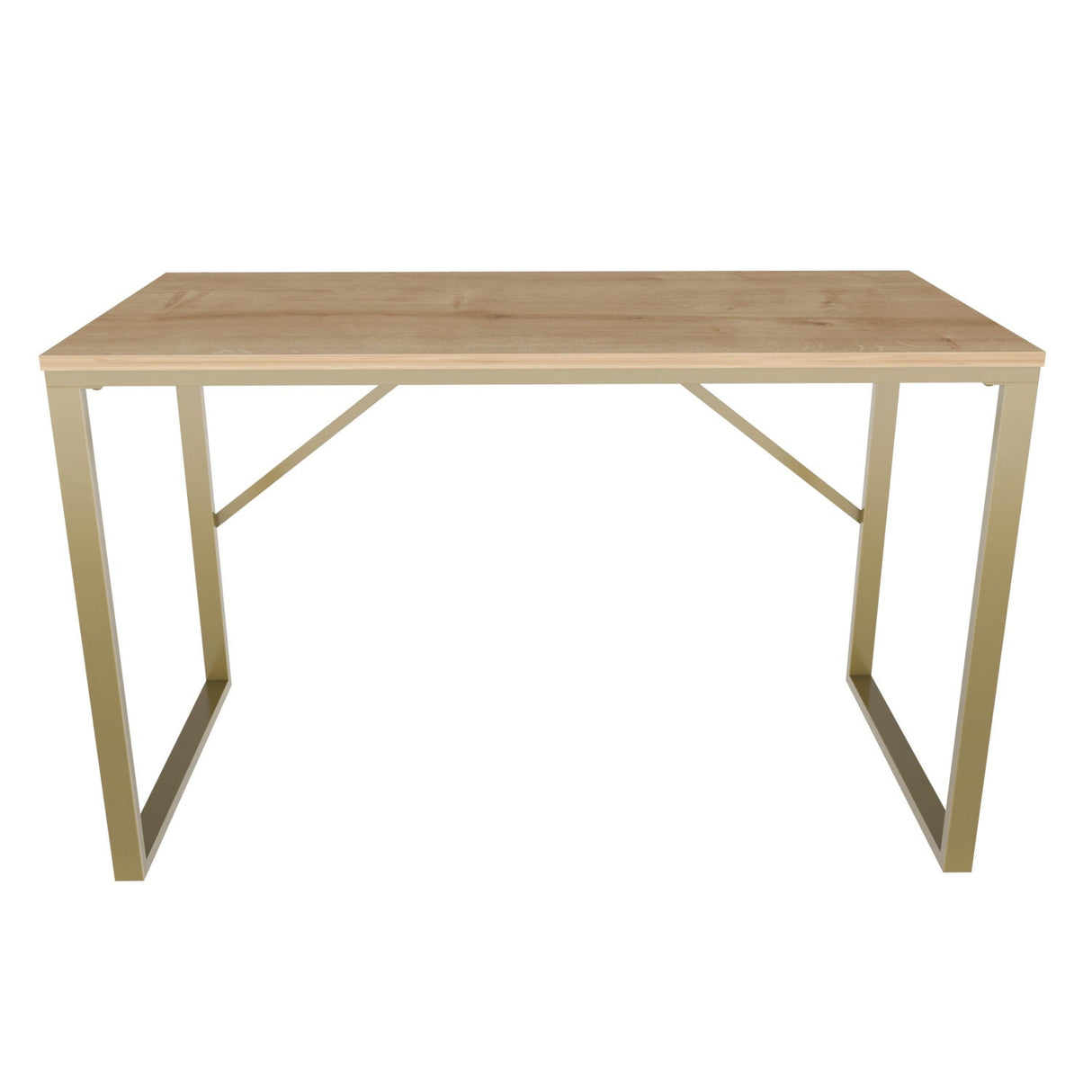 Birou Layton, Diverse culori, 120x60x74 cm - Auriu - Stejar | SKU: 322RTC1478 | Birou Layton, 120x60x74 cm, varianta Auriu - Stejar, produs pentru amenajarea locuinței, disponibil online în România la CasaMob