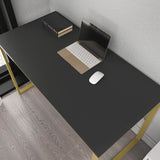 Birou Layton, Diverse culori, 120x60x74 cm - Auriu - Antracit | SKU: 322RTC1479 | Birou Layton, 120x60x74 cm, varianta Auriu - Antracit, produs pentru amenajarea locuinței, disponibil online în România la CasaMob