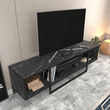 Comodă TV Asal 150, Diverse culori, 150x35x40 cm - Negru | SKU: 322RTC2107 | Comodă TV Asal 150, 150x35x40 cm, varianta Negru, produs pentru amenajarea locuinței, disponibil online în România la CasaMob