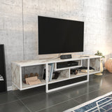 Comodă TV Asal 150 - White, Ephesus, Alb, 150x35x40 cm