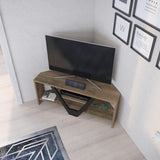 Comodă TV Karin, Diverse culori, 90x35x37 cm - Nuc - Negru | SKU: 322RTC2128 | Comodă TV Karin, 90x35x37 cm, varianta Nuc - Negru, produs pentru amenajarea locuinței, disponibil online în România la CasaMob
