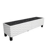 Comodă TV Lerze, Diverse culori, 149x35x38 cm - Alb - Negru | SKU: 322RTC2144 | Comodă TV Lerze, 149x35x38 cm, varianta Alb - Negru, produs pentru amenajarea locuinței, disponibil online în România la CasaMob