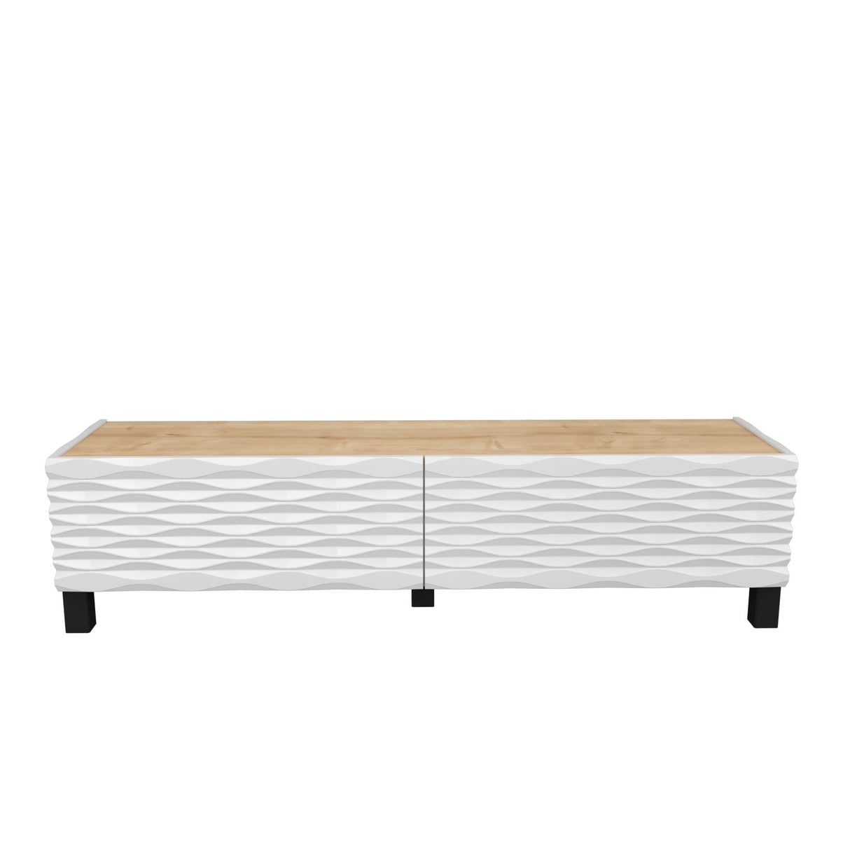 Comodă TV Lerze, Diverse culori, 149x35x38 cm - Sapphire - Alb | SKU: 322RTC2146 | Comodă TV Lerze, 149x35x38 cm, varianta Sapphire - Alb, produs pentru amenajarea locuinței, disponibil online în România la CasaMob