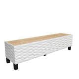 Comodă TV Lerze, Diverse culori, 149x35x38 cm - Sapphire - Alb | SKU: 322RTC2146 | Comodă TV Lerze, 149x35x38 cm, varianta Sapphire - Alb, produs pentru amenajarea locuinței, disponibil online în România la CasaMob