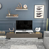 Comodă TV Lusi, Diverse culori, 180x31x40 cm - Alb - Maro | SKU: 322RTC2153 | Comodă TV Lusi, 180x31x40 cm, varianta Alb - Maro, produs pentru amenajarea locuinței, disponibil online în România la CasaMob