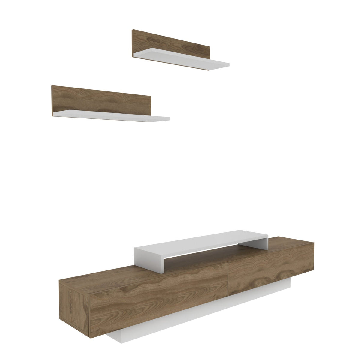 Comodă TV Lusi, Diverse culori, 180x31x40 cm - Alb - Oud oak | SKU: 322RTC2154 | Comodă TV Lusi, 180x31x40 cm, varianta Alb - Oud oak, produs pentru amenajarea locuinței, disponibil online în România la CasaMob