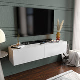 Comodă TV Poling, Diverse culori, 160x37x34 cm - Alb | SKU: 322RTC2171 | Comodă TV Poling, 160x37x34 cm, varianta Alb, produs pentru amenajarea locuinței, disponibil online în România la CasaMob