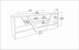 Comodă TV Sares, Diverse culori, 120x35x37 cm - Nuc - Negru | SKU: 322RTC2180 | Comodă TV Sares, 120x35x37 cm, varianta Nuc - Negru, produs pentru amenajarea locuinței, disponibil online în România la CasaMob