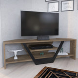 Comodă TV Sares, Diverse culori, 120x35x37 cm - Nuc - Negru | SKU: 322RTC2180 | Comodă TV Sares, 120x35x37 cm, varianta Nuc - Negru, produs pentru amenajarea locuinței, disponibil online în România la CasaMob