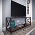 Comodă TV Xena, Nuc - Negru, 120x33x45.7 cm, SKU 322RTC2186, imagine 2