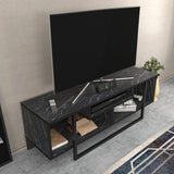 Comodă TV Asal 120, Diverse culori, 120x35x40 cm - Negru | SKU: 322RTC2189 | Comodă TV Asal 120, 120x35x40 cm, varianta Negru, produs pentru amenajarea locuinței, disponibil online în România la CasaMob