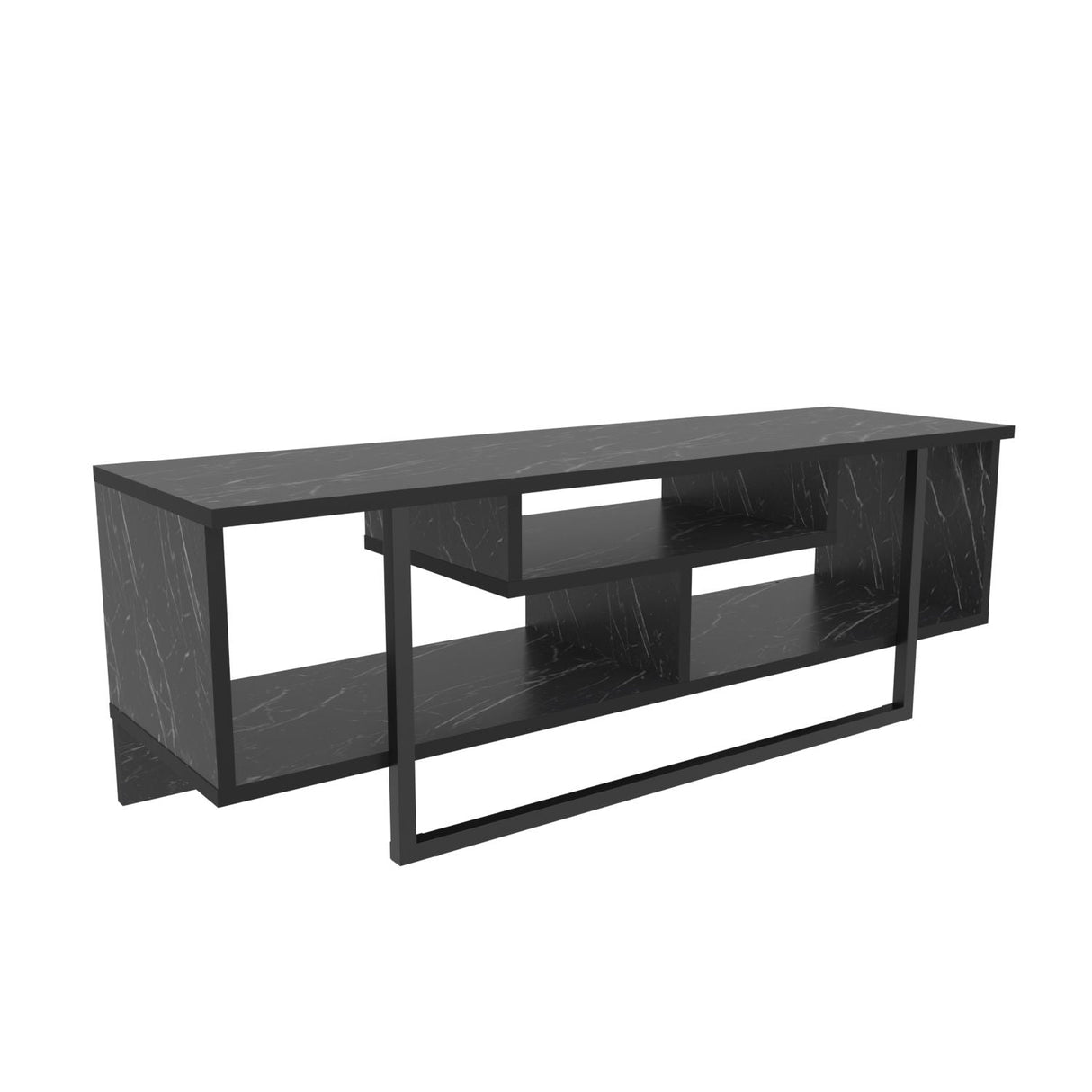 Comodă TV Asal 120, Diverse culori, 120x35x40 cm - Negru | SKU: 322RTC2189 | Comodă TV Asal 120, 120x35x40 cm, varianta Negru, produs pentru amenajarea locuinței, disponibil online în România la CasaMob