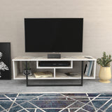 Comodă TV Asal 120 - Ephesus, Diverse culori, 120x35x40 cm - Alb - Negru | SKU: 322RTC2191 | Comodă TV Asal 120 - Ephesus, 120x35x40 cm, varianta Alb - Negru, produs pentru amenajarea locuinței, disponibil online în România la CasaMob