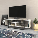Comodă TV Asal 120 - Ephesus, Diverse culori, 120x35x40 cm - Alb - Negru | SKU: 322RTC2191 | Comodă TV Asal 120 - Ephesus, 120x35x40 cm, varianta Alb - Negru, produs pentru amenajarea locuinței, disponibil online în România la CasaMob
