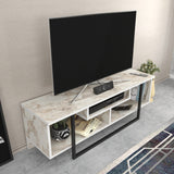 Comodă TV Asal 120 - Ephesus, Diverse culori, 120x35x40 cm - Alb - Negru | SKU: 322RTC2191 | Comodă TV Asal 120 - Ephesus, 120x35x40 cm, varianta Alb - Negru, produs pentru amenajarea locuinței, disponibil online în România la CasaMob