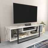 Comodă TV Asal 120 - Ephesus, Diverse culori, 120x35x40 cm - Alb - Negru | SKU: 322RTC2191 | Comodă TV Asal 120 - Ephesus, 120x35x40 cm, varianta Alb - Negru, produs pentru amenajarea locuinței, disponibil online în România la CasaMob