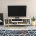 Alb - Auriu | SKU: 322RTC2192 | Comodă TV Asal 120 - Ephesus, 120x35x40 cm, varianta Alb - Auriu, produs pentru amenajarea locuinței, disponibil online în România la CasaMob