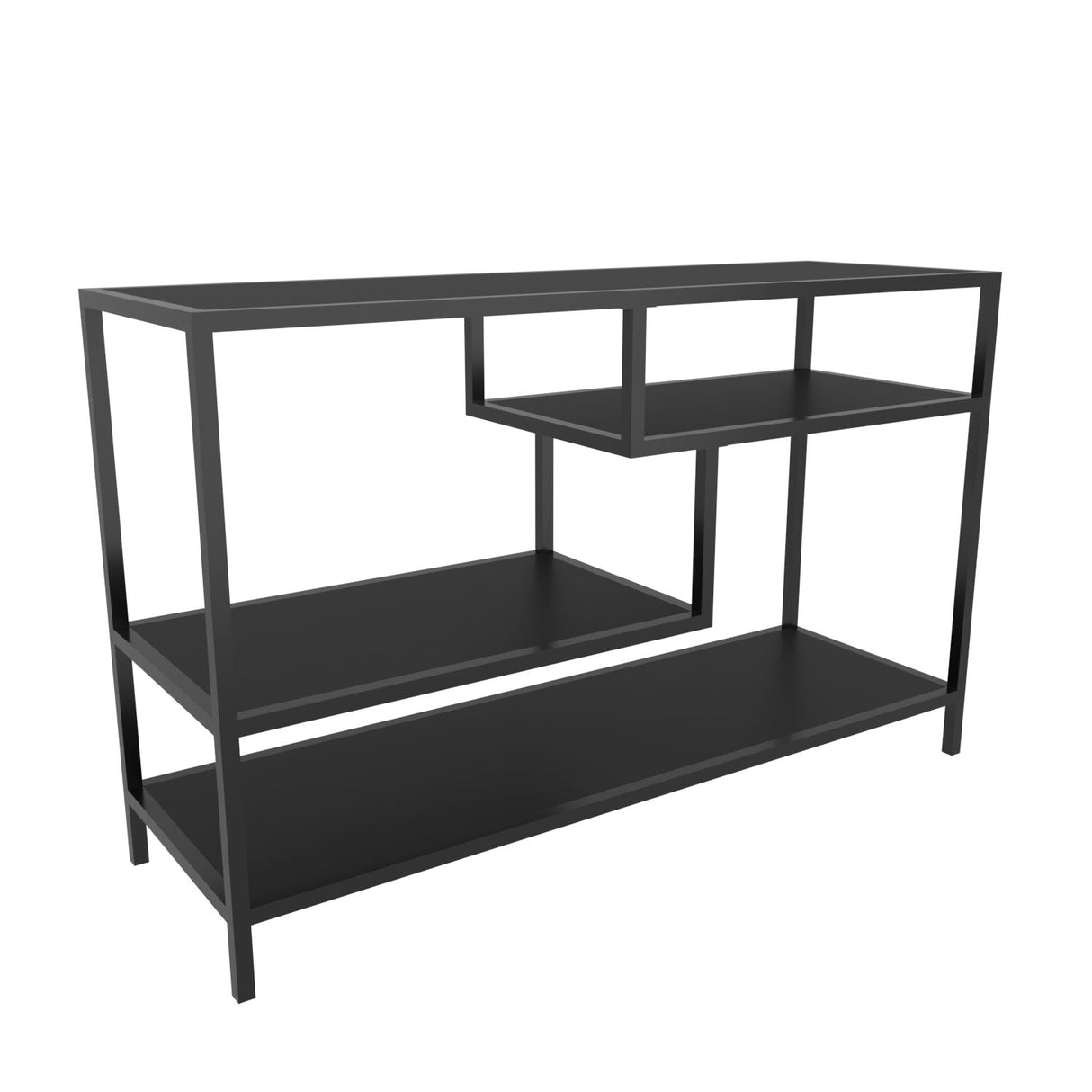 Comodă TV Robbins, Diverse culori, Diverse dimensiuni - Antracit - Negru - 120x39x75 cm | SKU: 322RTC2204 | Comodă TV Robbins, varianta Antracit - Negru - 120x39x75 cm, produs pentru amenajarea locuinței, disponibil online în România la CasaMob
