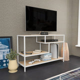 Comodă TV Robbins, Diverse culori, Diverse dimensiuni - Alb - Stejar - 120x39x75 cm | SKU: 322RTC2207 | Comodă TV Robbins, varianta Alb - Stejar - 120x39x75 cm, produs pentru amenajarea locuinței, disponibil online în România la CasaMob