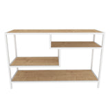 Comodă TV Robbins, Diverse culori, Diverse dimensiuni - Alb - Stejar - 120x39x75 cm | SKU: 322RTC2207 | Comodă TV Robbins, varianta Alb - Stejar - 120x39x75 cm, produs pentru amenajarea locuinței, disponibil online în România la CasaMob