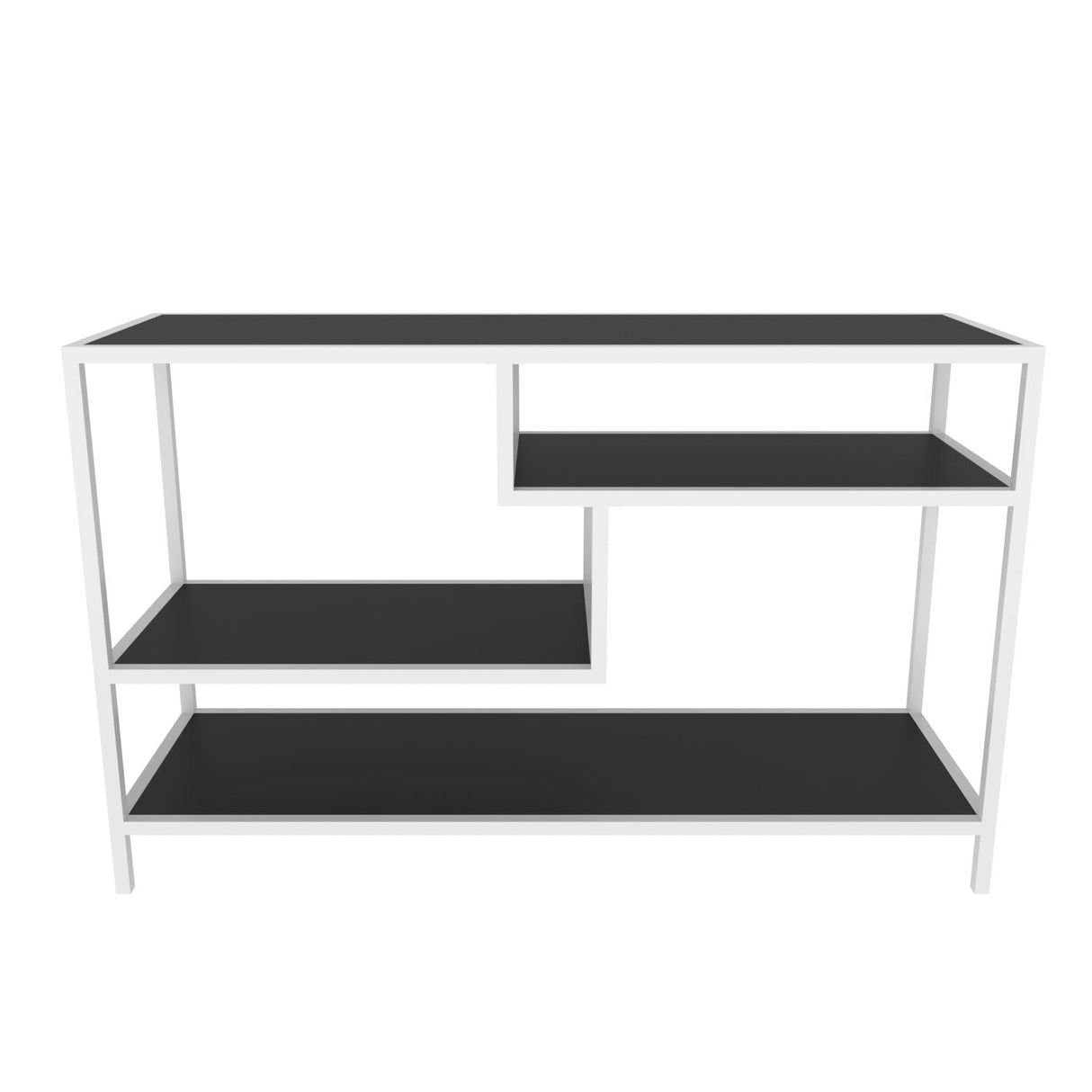 Comodă TV Robbins, Diverse culori, Diverse dimensiuni - Alb - Antracit - 120x39x75 cm | SKU: 322RTC2208 | Comodă TV Robbins, varianta Alb - Antracit - 120x39x75 cm, produs pentru amenajarea locuinței, disponibil online în România la CasaMob