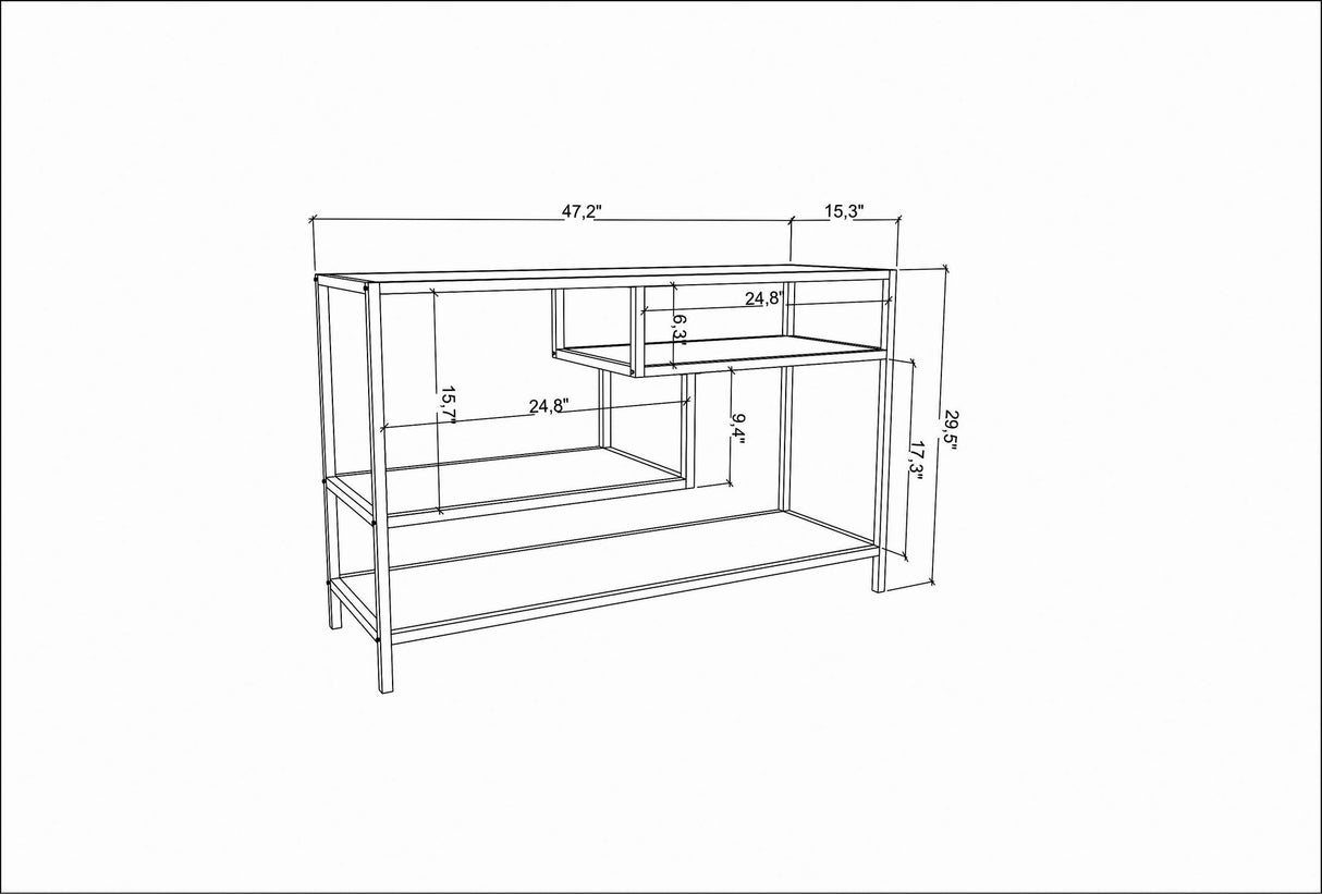 Comodă TV Robbins, Diverse culori, Diverse dimensiuni - Negru - Alb - 120x39x75 cm | SKU: 322RTC2202 | Comodă TV Robbins, varianta Negru - Alb - 120x39x75 cm, produs pentru amenajarea locuinței, disponibil online în România la CasaMob