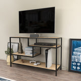 Comodă TV Robbins, Diverse culori, Diverse dimensiuni - Stejar - Negru - 120x39x75 cm | SKU: 322RTC2203 | Comodă TV Robbins, varianta Stejar - Negru - 120x39x75 cm, produs pentru amenajarea locuinței, disponibil online în România la CasaMob