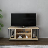 Comodă TV Rinaldo, Diverse culori, 120x35x51 cm - Negru - Stejar | SKU: 322RTC2215 | Comodă TV Rinaldo, 120x35x51 cm, varianta Negru - Stejar, produs pentru amenajarea locuinței, disponibil online în România la CasaMob