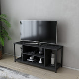 Comodă TV Rinaldo, Diverse culori, 120x35x51 cm - Negru - Antracit | SKU: 322RTC2216 | Comodă TV Rinaldo, 120x35x51 cm, varianta Negru - Antracit, produs pentru amenajarea locuinței, disponibil online în România la CasaMob