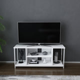 Comodă TV Rinaldo, Diverse culori, 120x35x51 cm - Alb | SKU: 322RTC2218 | Comodă TV Rinaldo, 120x35x51 cm, varianta Alb, produs pentru amenajarea locuinței, disponibil online în România la CasaMob