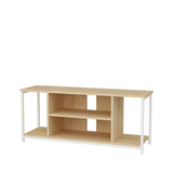 Comodă TV Rinaldo, Diverse culori, 120x35x51 cm - Alb - Stejar | SKU: 322RTC2219 | Comodă TV Rinaldo, 120x35x51 cm, varianta Alb - Stejar, produs pentru amenajarea locuinței, disponibil online în România la CasaMob