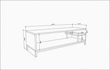 Comodă TV Reilly, Diverse culori, 120x45x38 cm - Negru - Stejar | SKU: 322RTC2227 | Comodă TV Reilly, 120x45x38 cm, varianta Negru - Stejar, produs pentru amenajarea locuinței, disponibil online în România la CasaMob