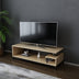 Negru - Stejar | SKU: 322RTC2227 | Comodă TV Reilly, 120x45x38 cm, varianta Negru - Stejar, produs pentru amenajarea locuinței, disponibil online în România la CasaMob