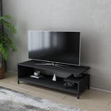 Comodă TV Reilly, Diverse culori, 120x45x38 cm - Negru - Antracit | SKU: 322RTC2228 | Comodă TV Reilly, 120x45x38 cm, varianta Negru - Antracit, produs pentru amenajarea locuinței, disponibil online în România la CasaMob