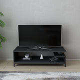 Comodă TV Reilly, Diverse culori, 120x45x38 cm - Negru - Antracit | SKU: 322RTC2228 | Comodă TV Reilly, 120x45x38 cm, varianta Negru - Antracit, produs pentru amenajarea locuinței, disponibil online în România la CasaMob