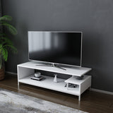 Comodă TV Reilly, Diverse culori, 120x45x38 cm - Alb | SKU: 322RTC2230 | Comodă TV Reilly, 120x45x38 cm, varianta Alb, produs pentru amenajarea locuinței, disponibil online în România la CasaMob