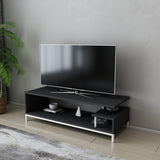 Comodă TV Reilly, Diverse culori, 120x45x38 cm - Alb - Antracit | SKU: 322RTC2232 | Comodă TV Reilly, 120x45x38 cm, varianta Alb - Antracit, produs pentru amenajarea locuinței, disponibil online în România la CasaMob