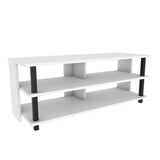 Comodă TV Pueblo, Diverse culori, 120x45x47 cm - Negru - Alb | SKU: 322RTC2238 | Comodă TV Pueblo, 120x45x47 cm, varianta Negru - Alb, produs pentru amenajarea locuinței, disponibil online în România la CasaMob
