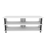 Comodă TV Pueblo, Diverse culori, 120x45x47 cm - Negru - Alb | SKU: 322RTC2238 | Comodă TV Pueblo, 120x45x47 cm, varianta Negru - Alb, produs pentru amenajarea locuinței, disponibil online în România la CasaMob