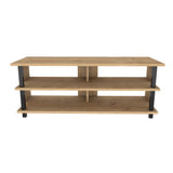 Comodă TV Pueblo, Diverse culori, 120x45x47 cm - Negru - Stejar | SKU: 322RTC2239 | Comodă TV Pueblo, 120x45x47 cm, varianta Negru - Stejar, produs pentru amenajarea locuinței, disponibil online în România la CasaMob
