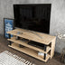 Negru - Stejar | SKU: 322RTC2239 | Comodă TV Pueblo, 120x45x47 cm, varianta Negru - Stejar, produs pentru amenajarea locuinței, disponibil online în România la CasaMob