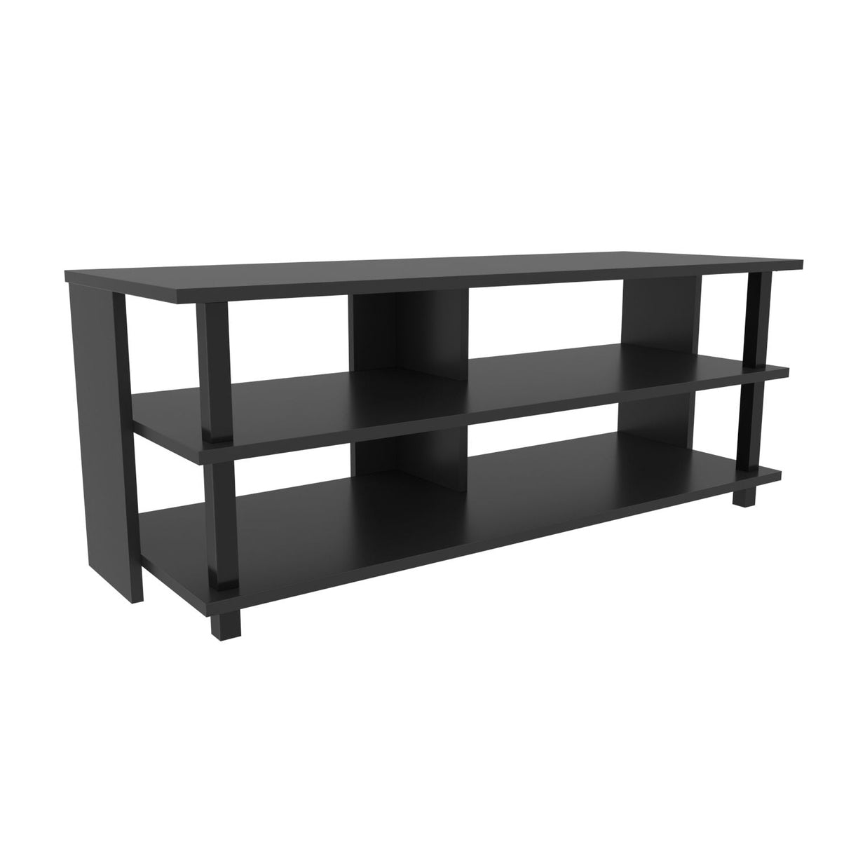 Comodă TV Pueblo, Diverse culori, 120x45x47 cm - Negru - Antracit | SKU: 322RTC2240 | Comodă TV Pueblo, 120x45x47 cm, varianta Negru - Antracit, produs pentru amenajarea locuinței, disponibil online în România la CasaMob