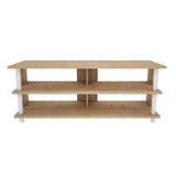 Comodă TV Pueblo, Diverse culori, 120x45x47 cm - Alb - Stejar | SKU: 322RTC2243 | Comodă TV Pueblo, 120x45x47 cm, varianta Alb - Stejar, produs pentru amenajarea locuinței, disponibil online în România la CasaMob