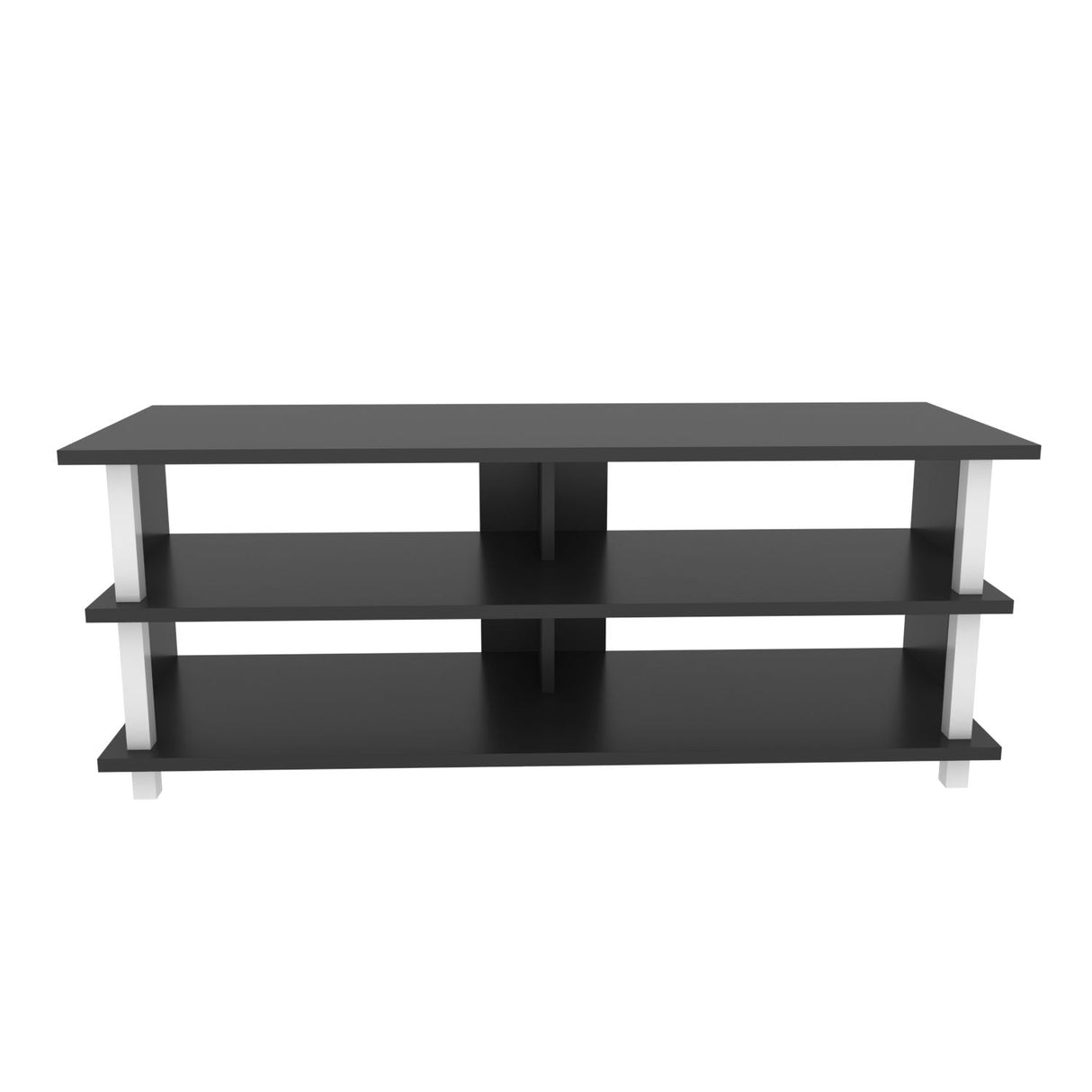 Comodă TV Pueblo, Diverse culori, 120x45x47 cm - Alb - Antracit | SKU: 322RTC2244 | Comodă TV Pueblo, 120x45x47 cm, varianta Alb - Antracit, produs pentru amenajarea locuinței, disponibil online în România la CasaMob