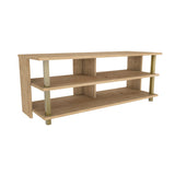Comodă TV Pueblo, Diverse culori, 120x45x47 cm - Auriu - Stejar | SKU: 322RTC2247 | Comodă TV Pueblo, 120x45x47 cm, varianta Auriu - Stejar, produs pentru amenajarea locuinței, disponibil online în România la CasaMob