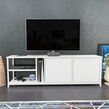 Comodă TV Primrose, Diverse culori, 160x35x51 cm - Alb | SKU: 322RTC2254 | Comodă TV Primrose, 160x35x51 cm, varianta Alb, produs pentru amenajarea locuinței, disponibil online în România la CasaMob