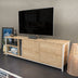 Alb - Stejar | SKU: 322RTC2255 | Comodă TV Primrose, 160x35x51 cm, varianta Alb - Stejar, produs pentru amenajarea locuinței, disponibil online în România la CasaMob