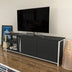 Alb - Antracit | SKU: 322RTC2256 | Comodă TV Primrose, 160x35x51 cm, varianta Alb - Antracit, produs pentru amenajarea locuinței, disponibil online în România la CasaMob