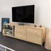 Stejar - Auriu | SKU: 322RTC2259 | Comodă TV Primrose, 160x35x51 cm, varianta Stejar - Auriu, produs pentru amenajarea locuinței, disponibil online în România la CasaMob