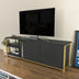 Antracit - Auriu | SKU: 322RTC2260 | Comodă TV Primrose, 160x35x51 cm, varianta Antracit - Auriu, produs pentru amenajarea locuinței, disponibil online în România la CasaMob